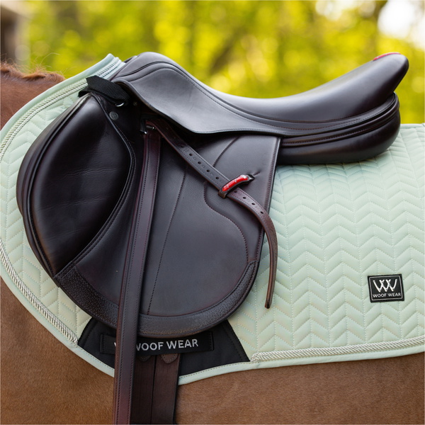 2025 Woof Wear Caballo De Tejido Cerrado Contacto Sudadero WS0044-SAGE - Sage Green